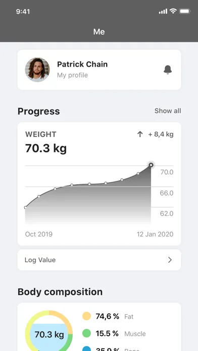 Capturas de pantalla de Personal Gym