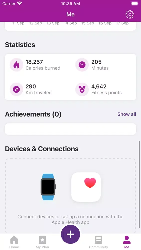 Zrzuty ekranu Planet Fitness Australia