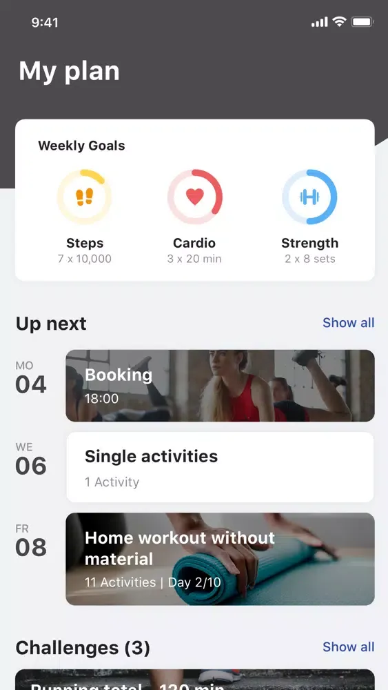 Ảnh chụp màn hình của Energy Zone Fitness App