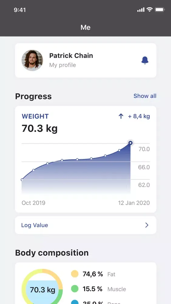 Ảnh chụp màn hình của Energy Zone Fitness App