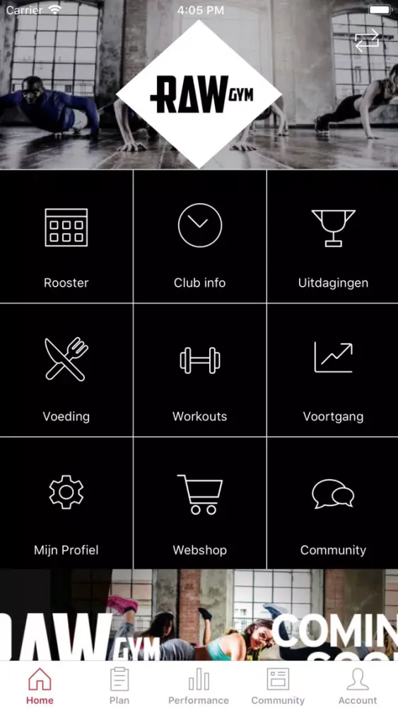 Скриншоты RAW Gym Rebel Community