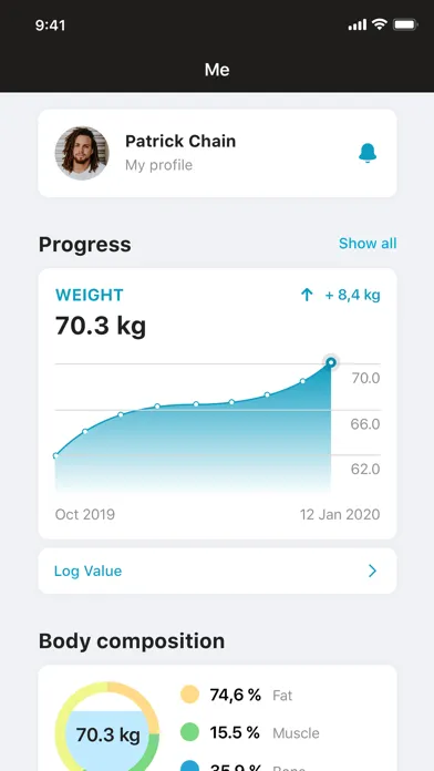 Captures d'écran de Envision Fitness App