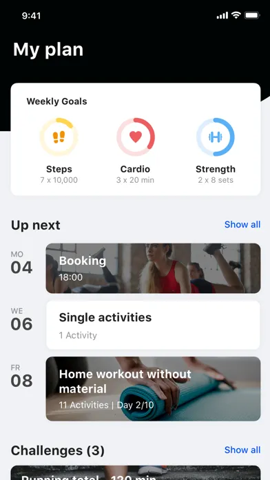 Tangkapan layar FCF Sports Performance