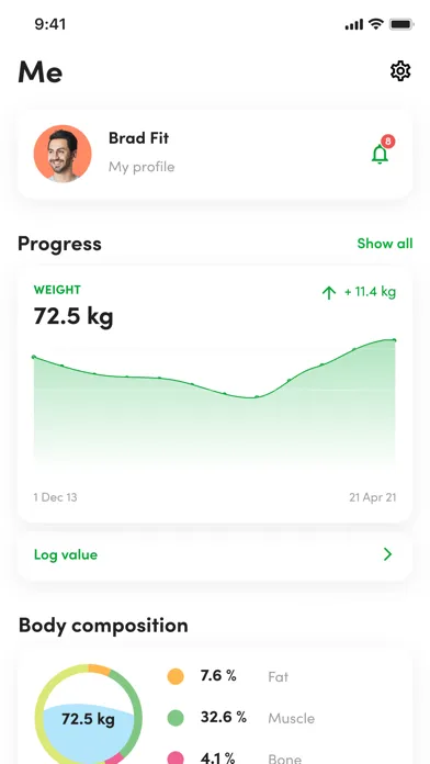 Fit 4 Life App应用截图