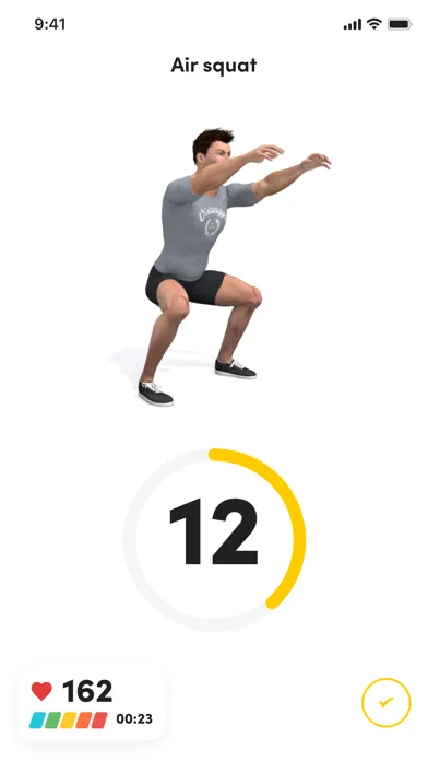 Capturas de tela do FITNESS ONE APP