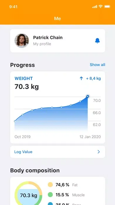 Captures d'écran de FitNation App