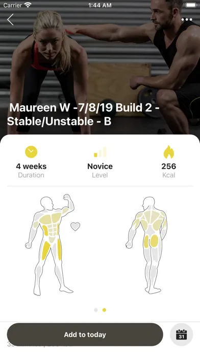 Tangkapan layar Ignite Fitness Connecticut