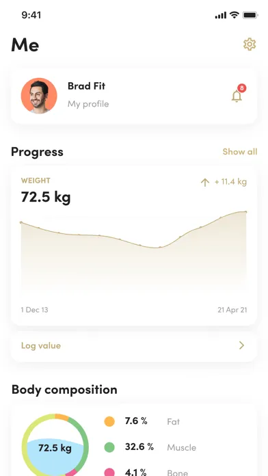 Tangkapan skrin InMotion Fitness Jülich