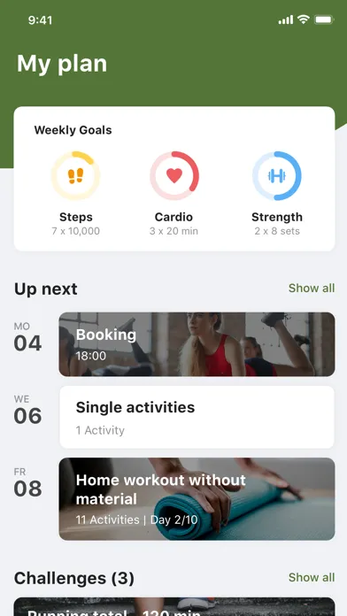 Скриншоты Juniper Health & Fitness