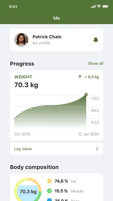 Скриншоты Juniper Health & Fitness