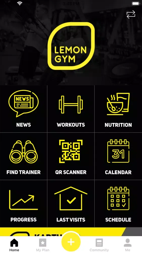 Captures d'écran de Lemon Gym