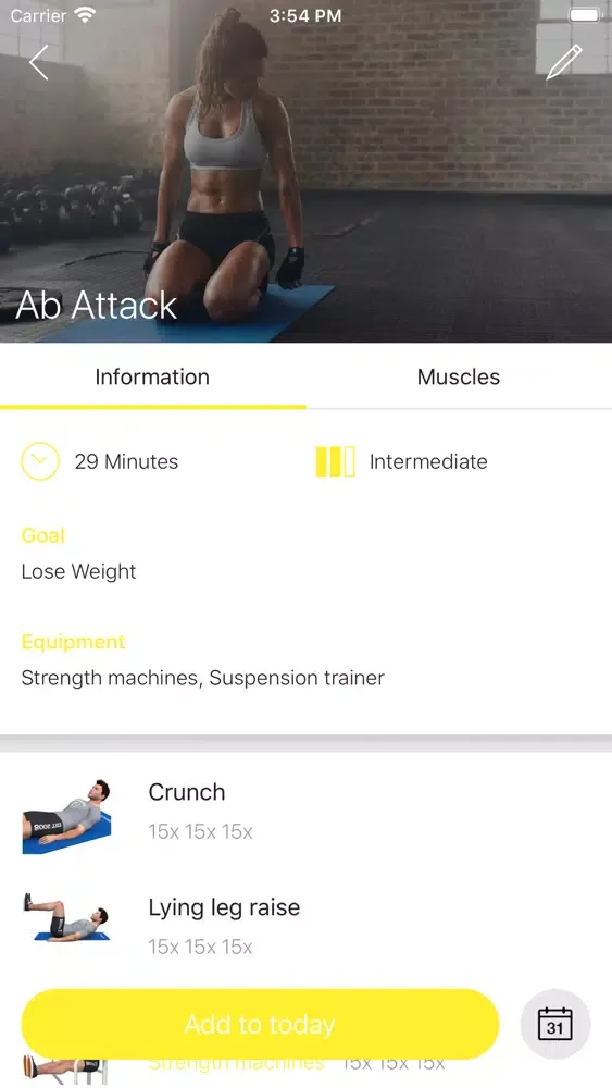 Captures d'écran de Lemon Gym