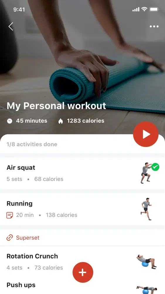 Скриншоты MediFit App