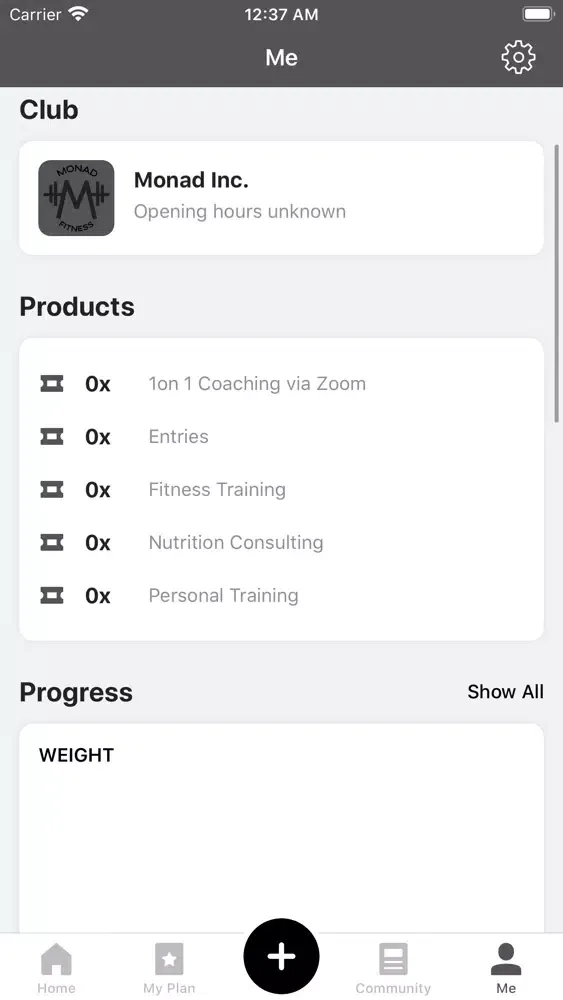 Monad Fitness স্ক্রিনশট