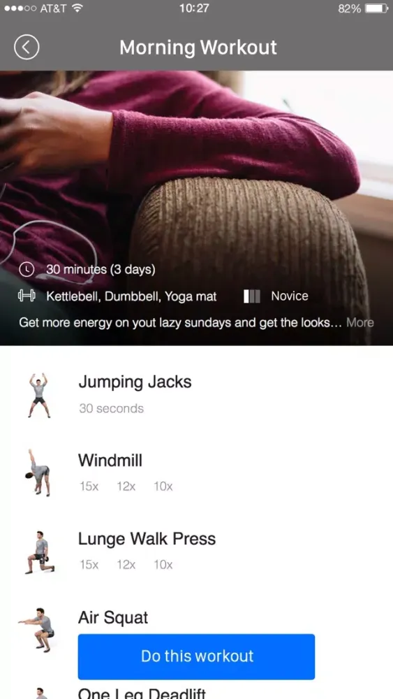 Zrzuty ekranu Personal Training & Lifestyle