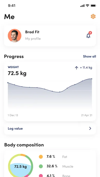 LiveWell Fitness Screenshots