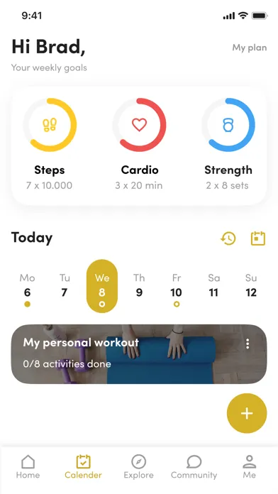ภาพหน้าจอของ POWER PLACE Gesund-APP