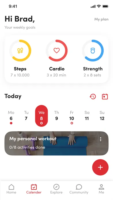 Capturas de tela do Pro Fit 24/Camp Pro Fit
