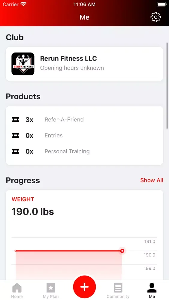 RERUN FITNESS WORKOUT স্ক্রিনশট