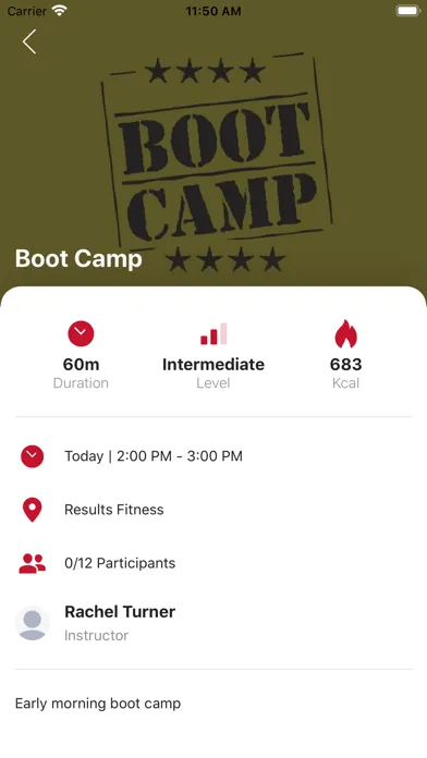 Captures d'écran de Results Fitness- Santa Maria
