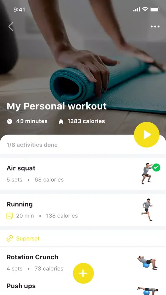 SPC Personal training應用截圖