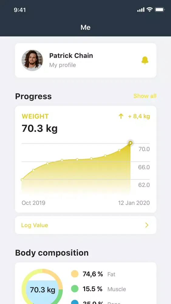 SPC Personal training應用截圖