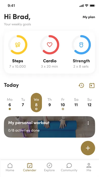 Sportify Personal Training应用截图