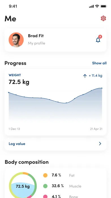 Captures d'écran de Tonbridge Boys' Fitness App