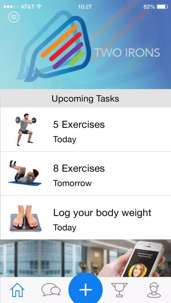 Two Irons Golf Fitness স্ক্রিনশট