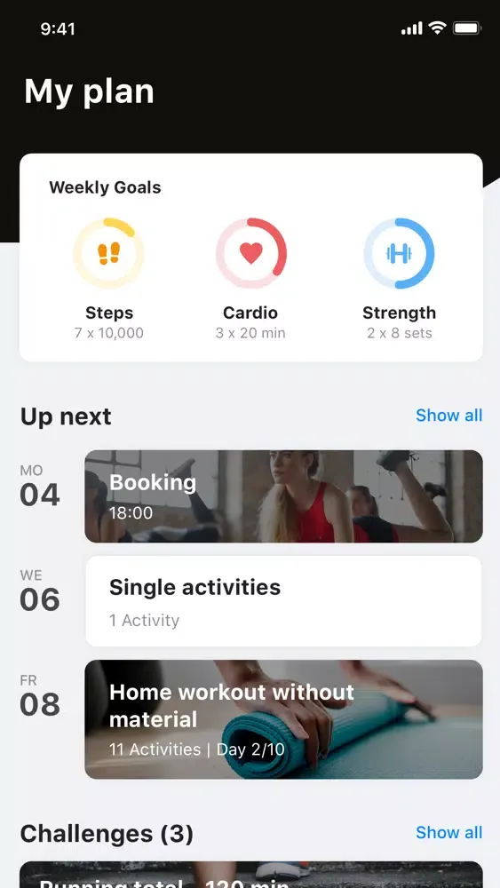 Captures d'écran de Unbreakable Academy App