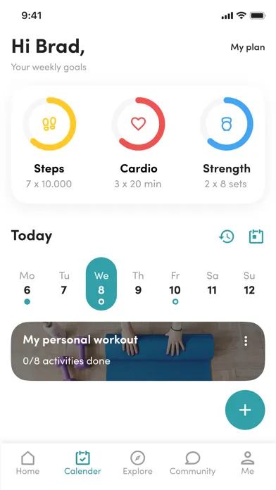 Tangkapan layar Health Works Fitness