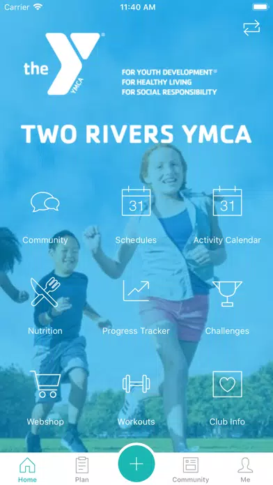 صور Two Rivers YMCA App