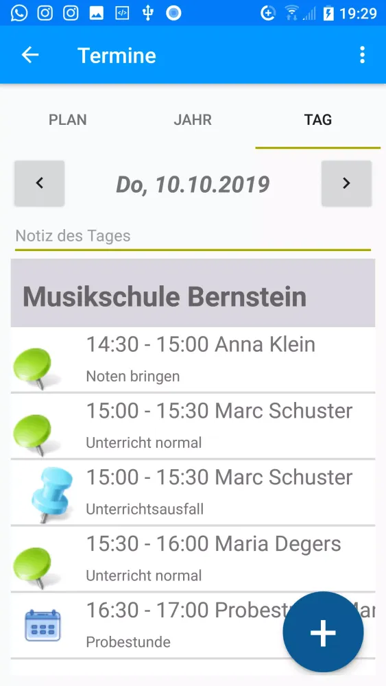 Скриншоты App-Assionato, die Musiker-App
