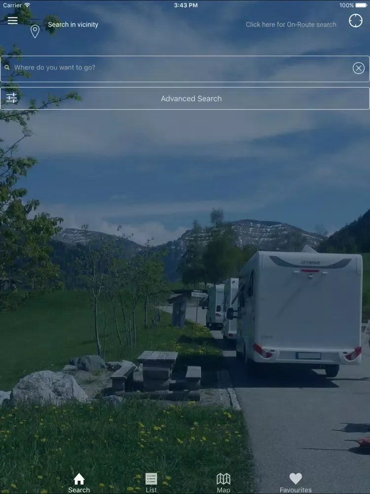 Captures d'écran de Campervan.Guide Pro iPad 