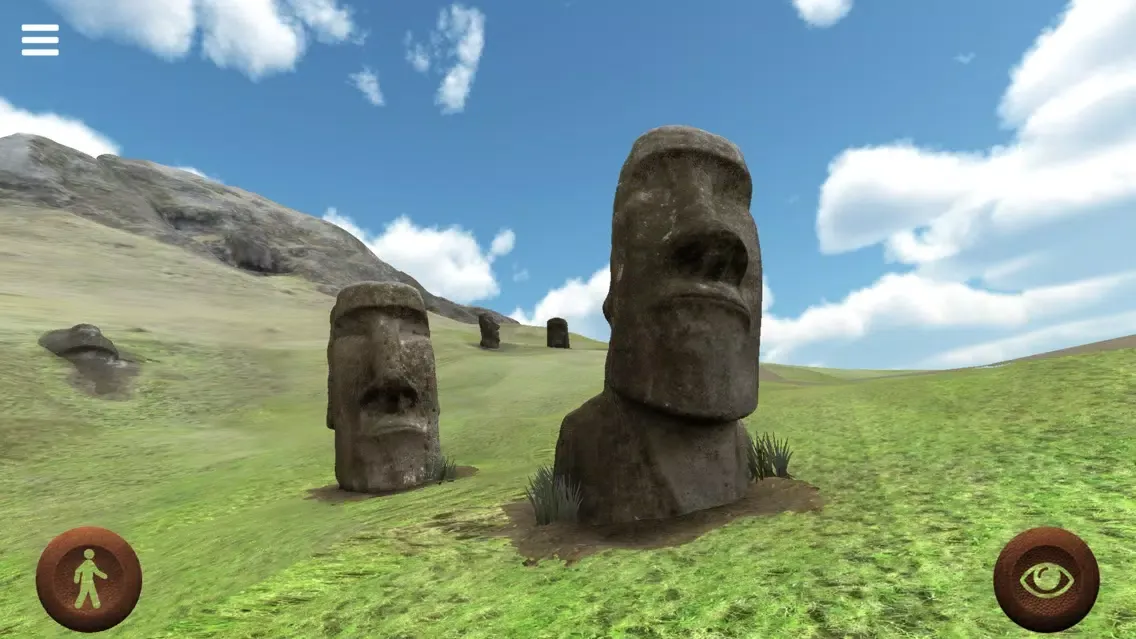 Capturas de tela do Rapanui 3D: outside Rano Raraku crater in Easter Island to explore the Moais