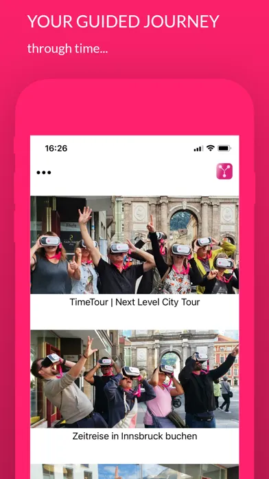 Ảnh chụp màn hình của TimeTour