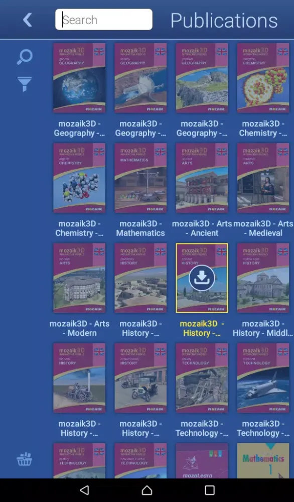 Capturas de pantalla de mozaBook