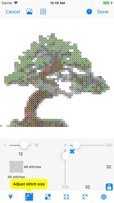 Stitched—Cross-stitch Patterns سکرین شاٹس