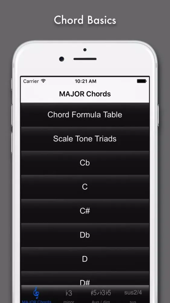 Chord & Triad سکرین شاٹس