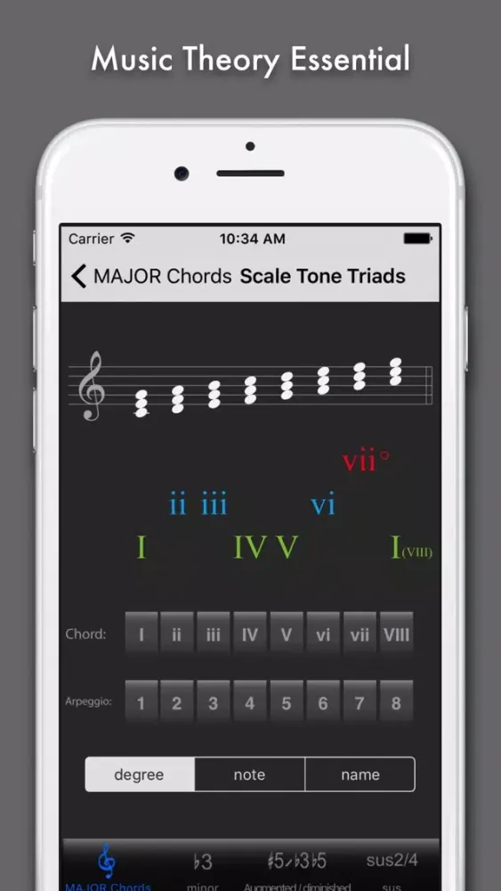 Chord & Triad سکرین شاٹس
