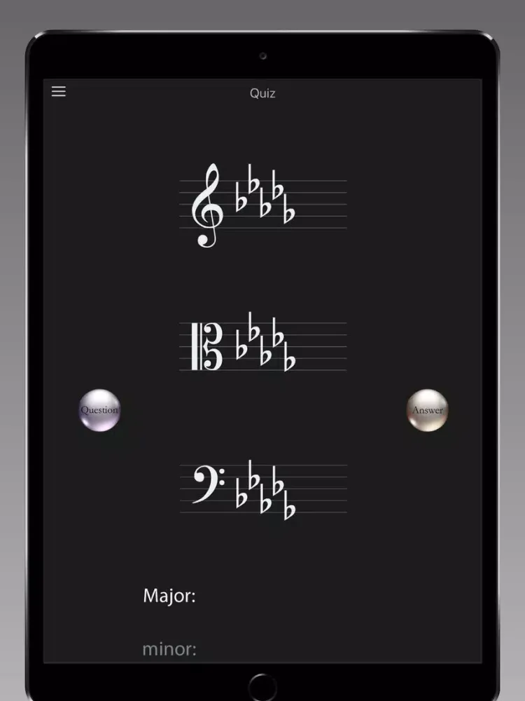 Ảnh chụp màn hình của Circle of 5ths Legend iPad 