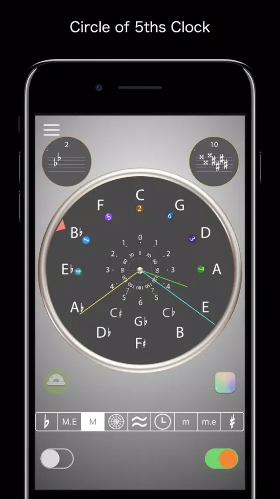 Ảnh chụp màn hình của Circle of 5ths Legend