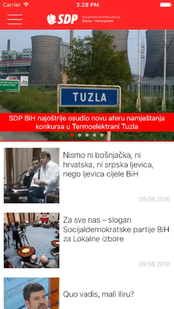 SDP BiH Ekran Görüntüleri