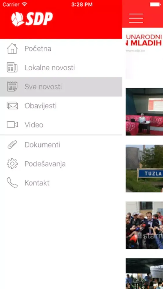SDP BiH Ekran Görüntüleri