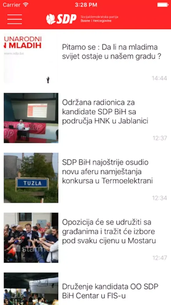 SDP BiH Ekran Görüntüleri