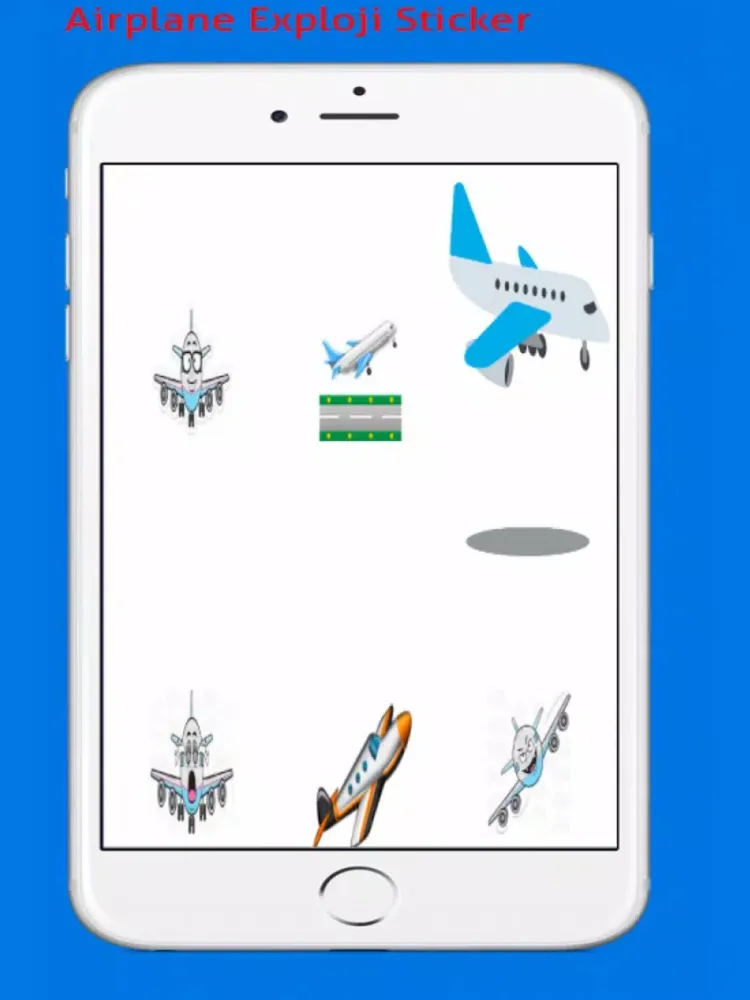 Airplane Exploji Stickers iPad  স্ক্রিনশট