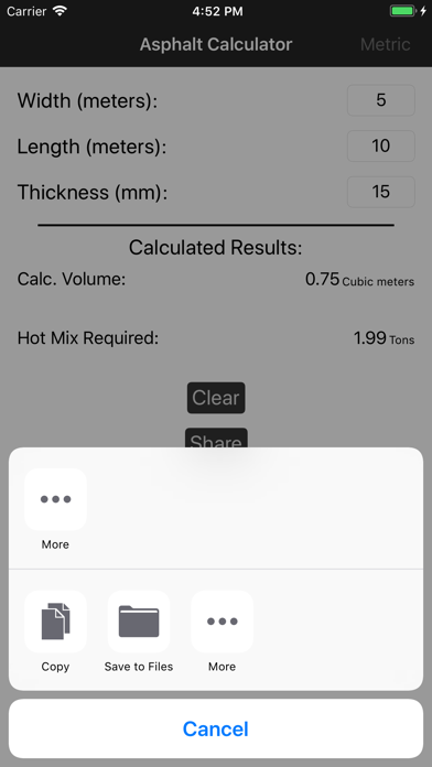 Asphalt Calculator One Ekran Görüntüleri