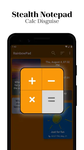 Screenshot di RainbowPad: Color Note Notepad