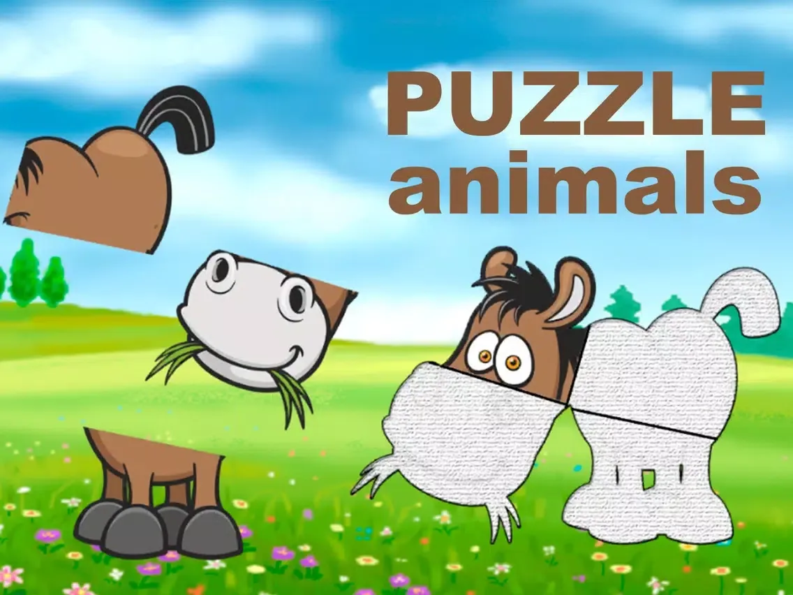 Baby games - Animals puzzle 2 iPad  स्क्रीनशॉट