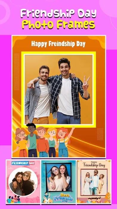 Capturas de pantalla de Friendship Day Frames & Cards